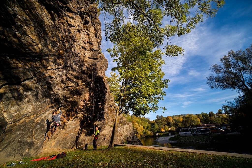 Ferrata Český Krumlov Havraní skála